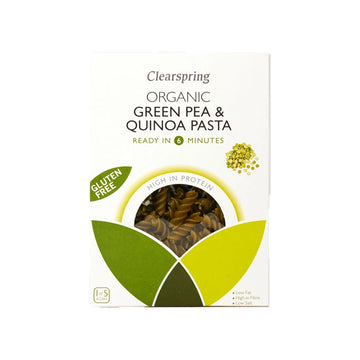 Clearspring Organic Gluten Free Green Pea &amp; Quinoa Pasta
