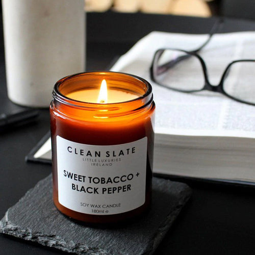 Clean Slate Sweet Tobacco &amp; Black Pepper Candle