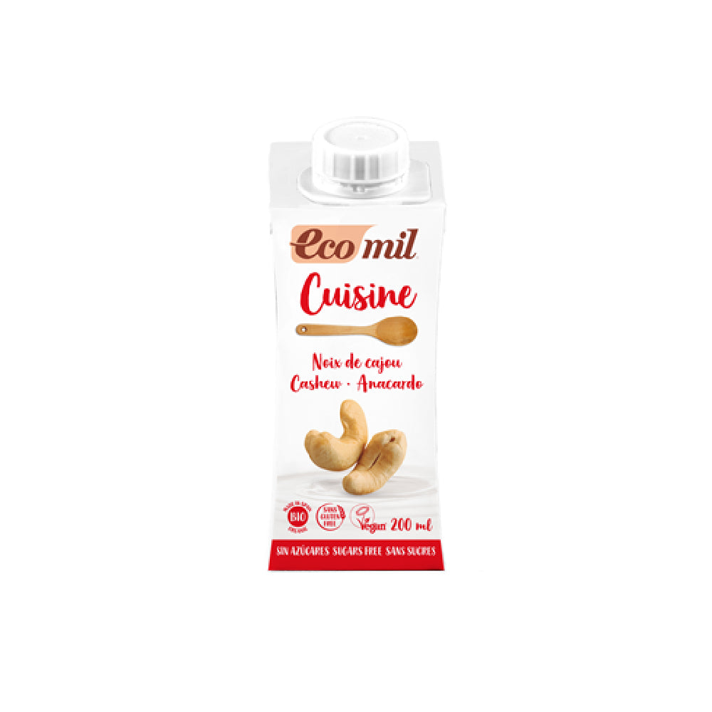 carton of Ecomil Sugar Free Cashew Cooking Cream