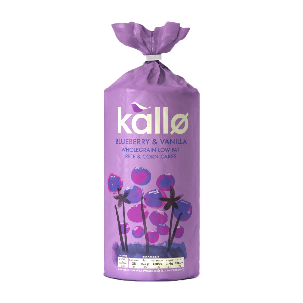 Kallo Blueberry &amp; Vanilla Rice Cakes