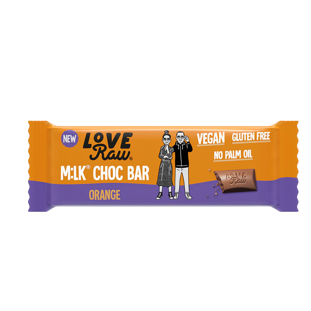 Love Raw Orange Milk Chocolate