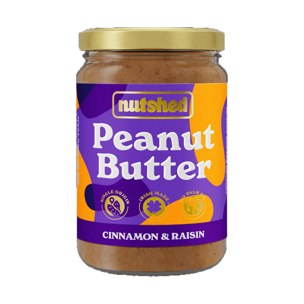 jar of Nutshed Cinnamon &amp; Raisin Nut Butter