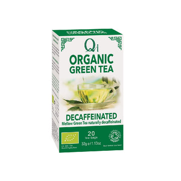 Qi Organic Decaffeinated Green Tea