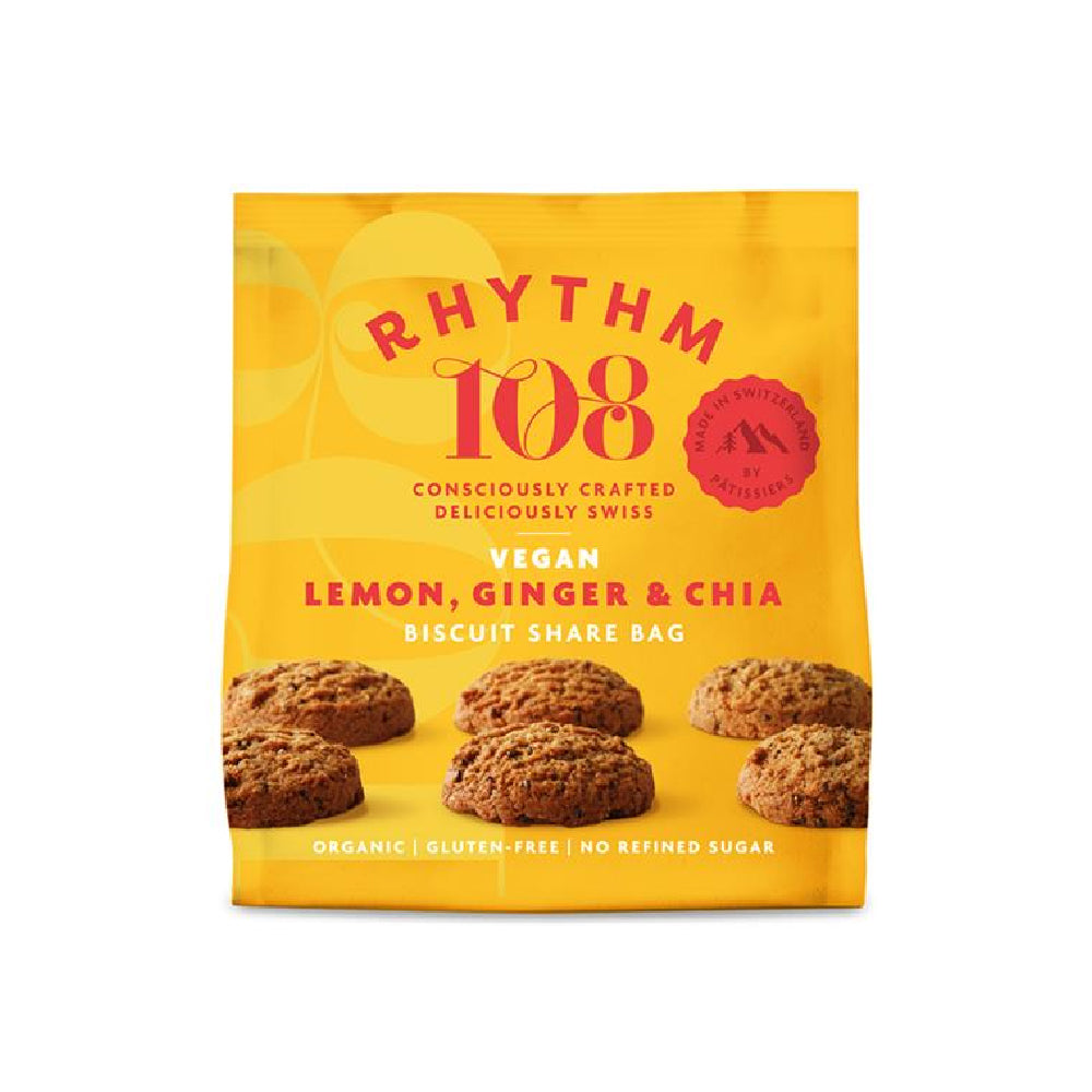 Rhythm 108 Lemon Ginger Tea Biscuits