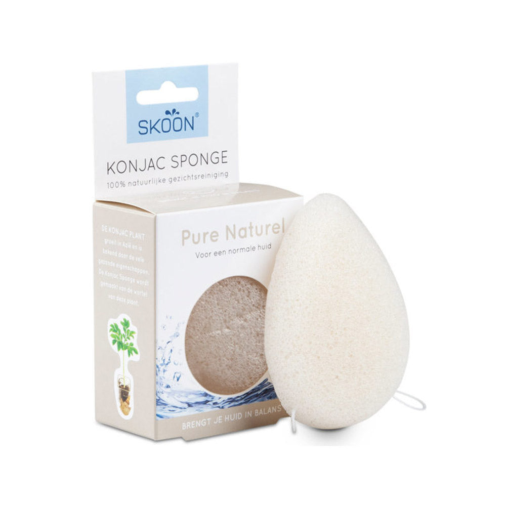 Skoon Konjac Sponge - Pure Natural