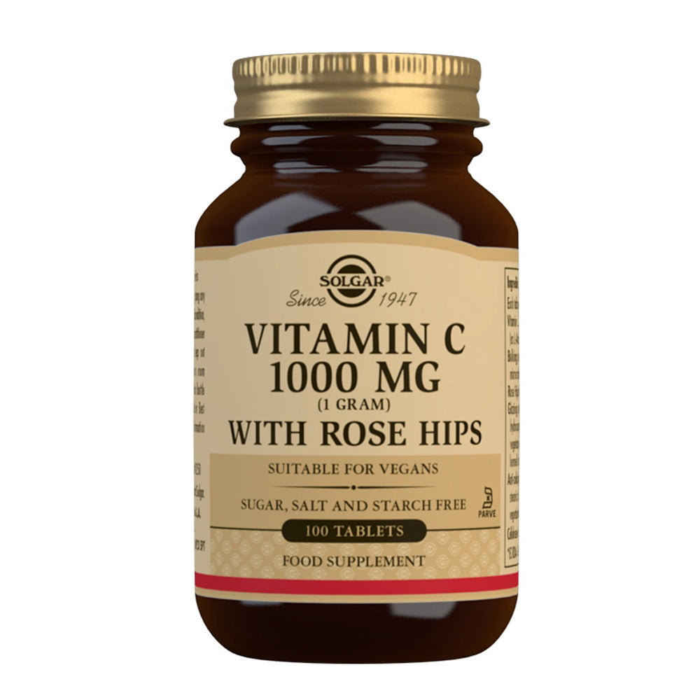 Solgar Vitamin C 1000mg with Rose Hips