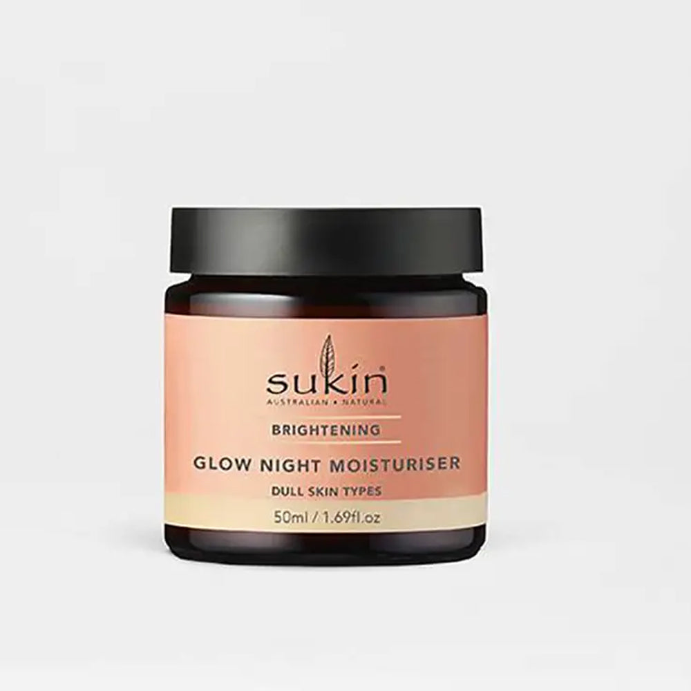 tub of Sukin Brightening Glow Night Moisturiser