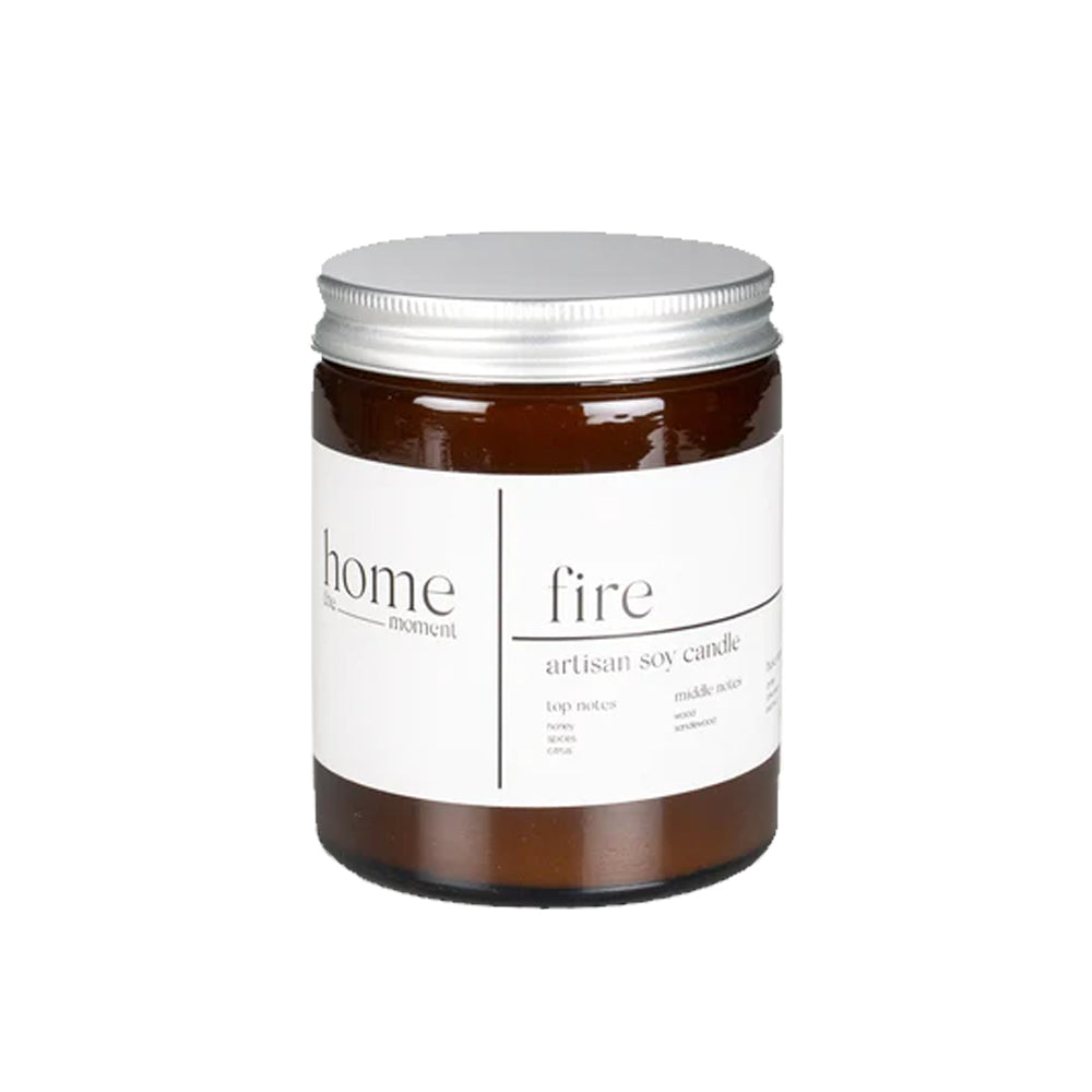 The Home Moment Fire Artisan Soy Candle