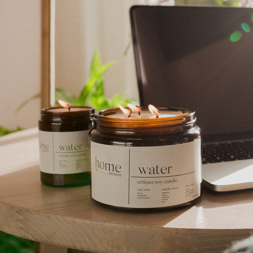 The Home Moment Water Artisan Soy Candle