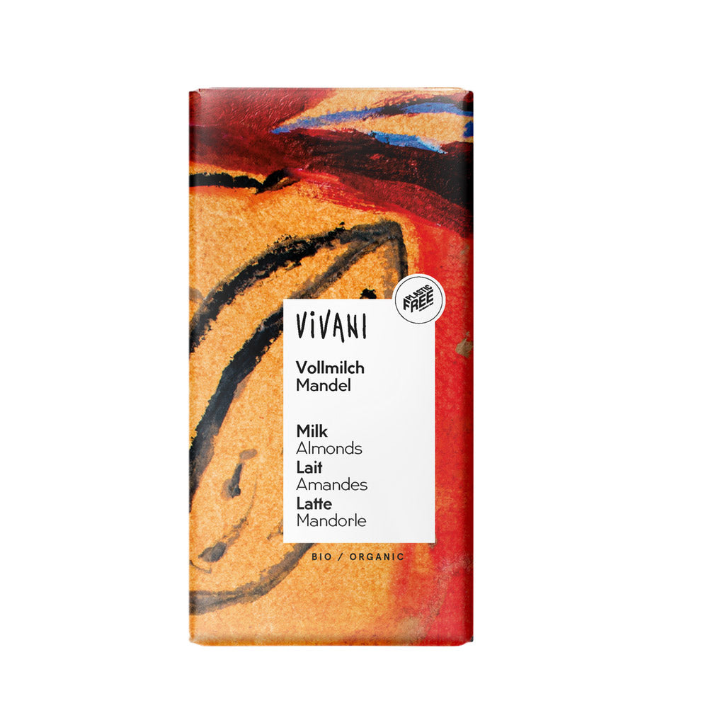 Vivani Organic Milk Chocolate with Almonds