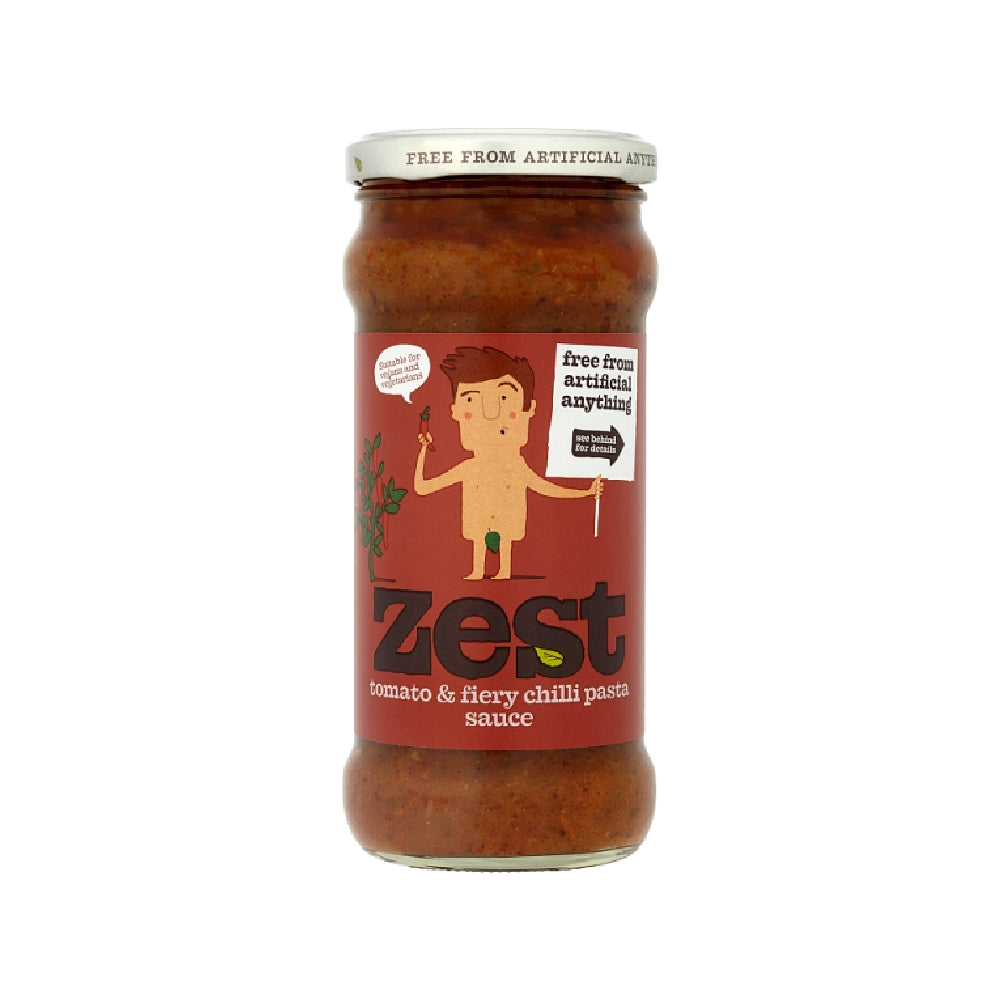 jar of Zest Tomato &amp; Fiery Chili Pasta Sauce