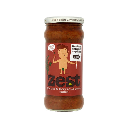jar of Zest Tomato &amp; Fiery Chili Pasta Sauce