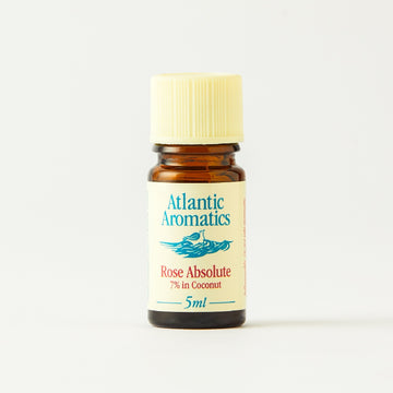 bottle of Atlantic Aromatics Rose Absolute in 7% Coconut Oil