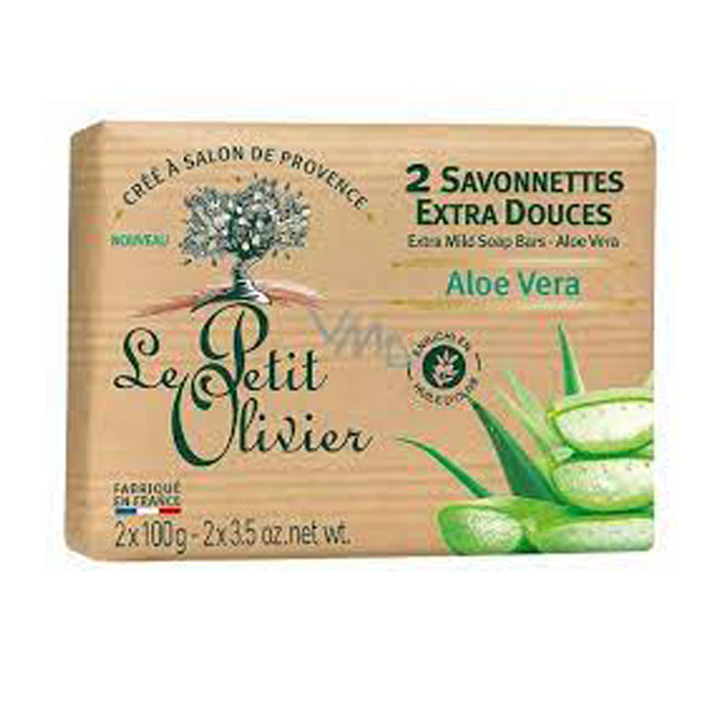 Le Petit Olivier Extra Mild Soap Double Pack Aloe Vera