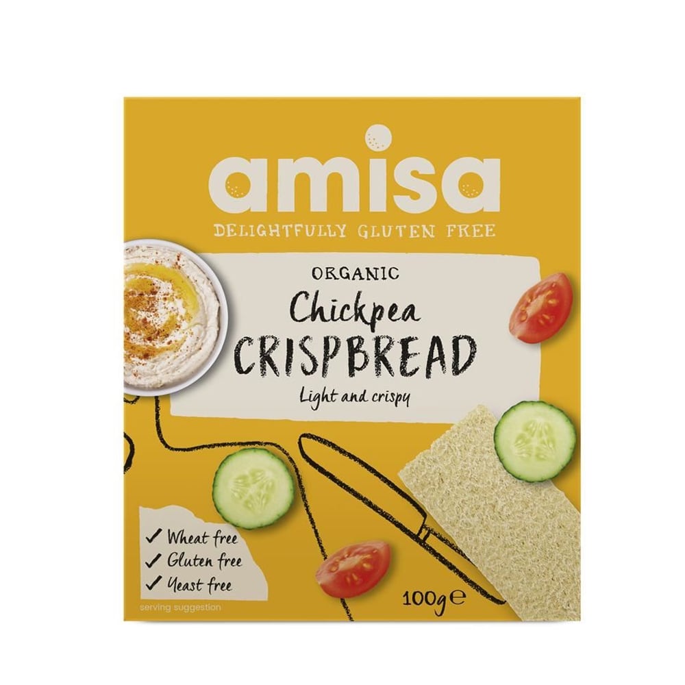 Amisa Organic Gluten Free Chickpea Crispbread