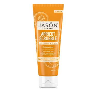 Jason Brightening Apricot Scrubble Facial Wash &amp; Scrub