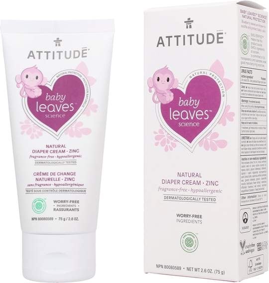 Attitude Little Leaves Baby Diaper Cream Zinc