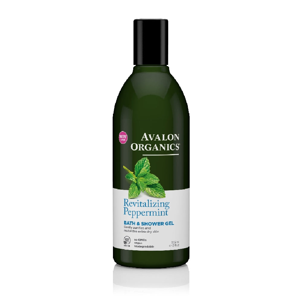 Avalon Organics Revitalizing Peppermint Bath &amp; Shower Gel