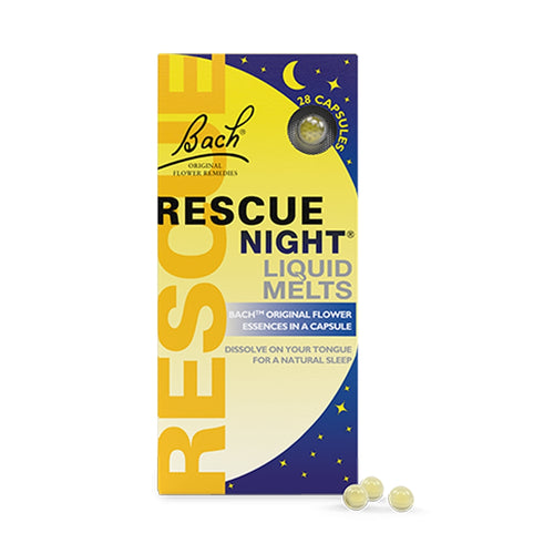 box of Bach Rescue Night Liquid Melts