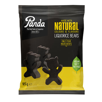 Panda Natural Soft Liquorice Bears