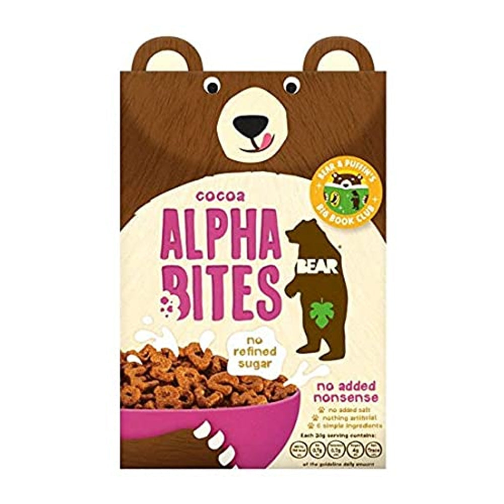 box of Bear Alphabites Multigrain Cocoa Cereal