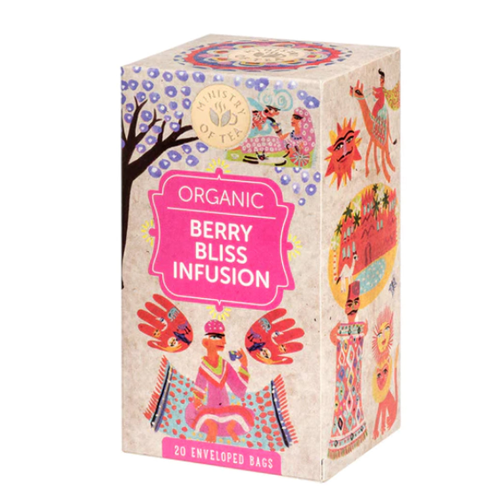 box of Ministry Of Tea Organic Berry Bliss Infusion