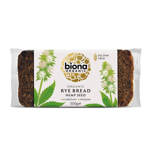 Biona Organic Rye Bread with Hemp Seed