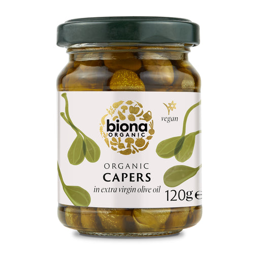 Biona Organic Capers in Extra Virgin Oil