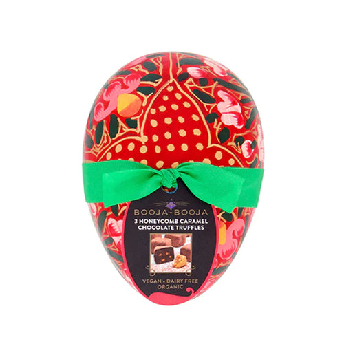 beautifully painted Booja Booja Honeycomb Caramel Truffles Easter Egg