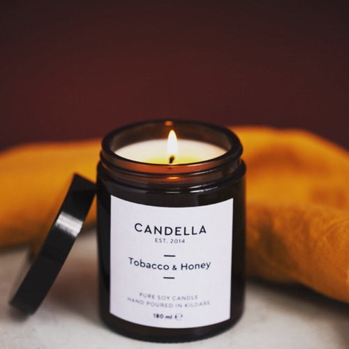 Candella Irish Soy Wax Scented Candle - Grapefruit
