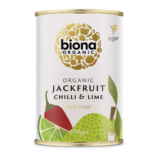 can of Biona Organic Jackfruit - Chilli &amp; Lime