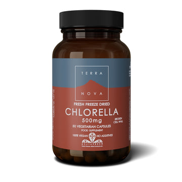 botle of Terranova Chlorella