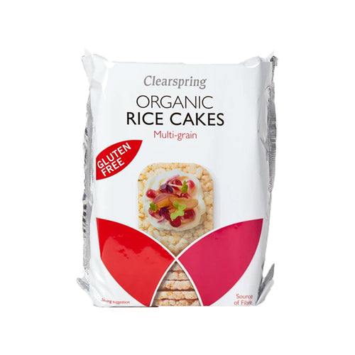 Packet of Clearspring Organic Rice Cakes Multigrain 130g