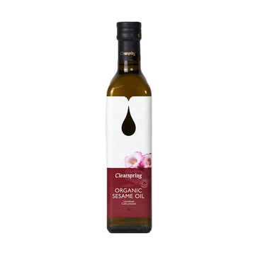 Bottle of Clearspring Organic Sesame Oil 500ml