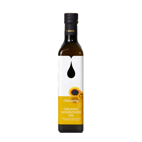 Bottle of Clearspring Organic Sunflower Oil