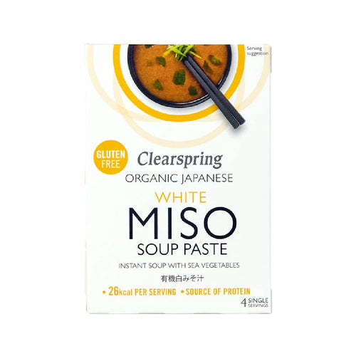 Packet of Clearspring Organic White Miso Paste