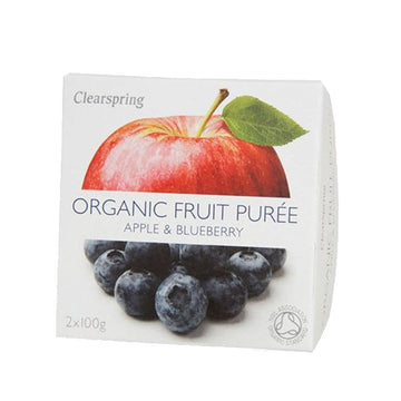 Clearspring Organic Fruit Puree Apple &amp; Blueberry