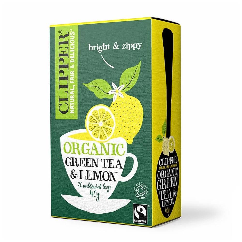 Clipper Organic Green Tea &amp; Lemon