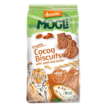 bag of Mogli Organic Demeter Cocoa Biscuits