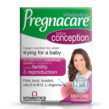 box of Vitabiotics Pregnacare Conception