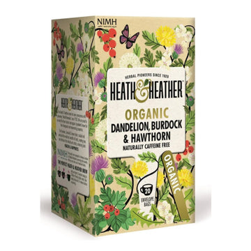 Heath &amp; Heather Organic Dandelion, Burdock and Hawthorn Tea