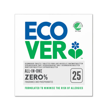 Ecover Zero All-In-One Dishwasher Tablets