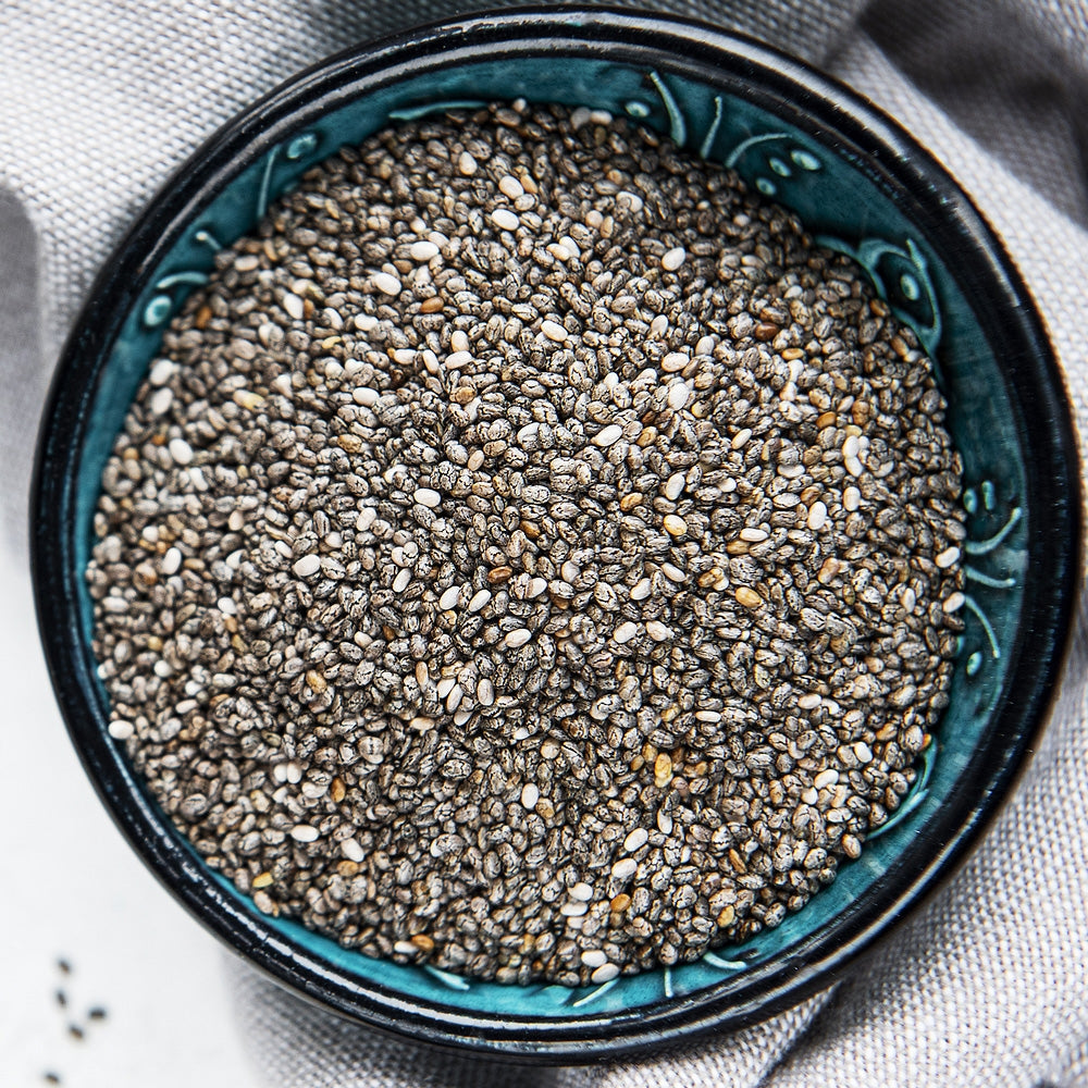 Bowl of True Natural Goodness Organic Chia Seeds