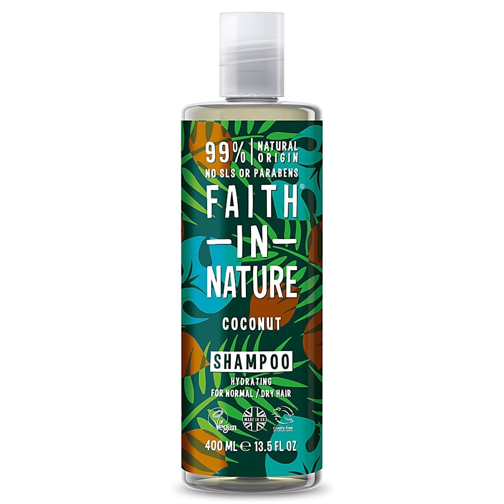 bottle of Faith in Nature Coconut Shampoo