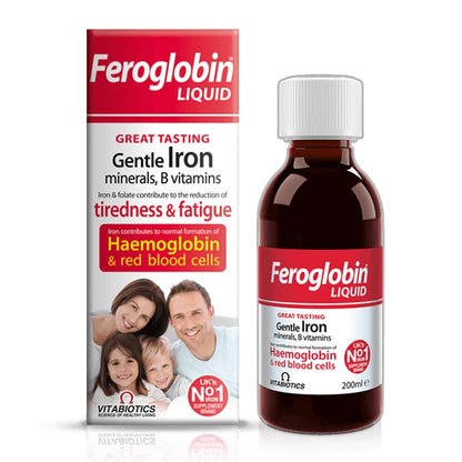 bottle of Vitabiotics Feroglobin Liquid Iron