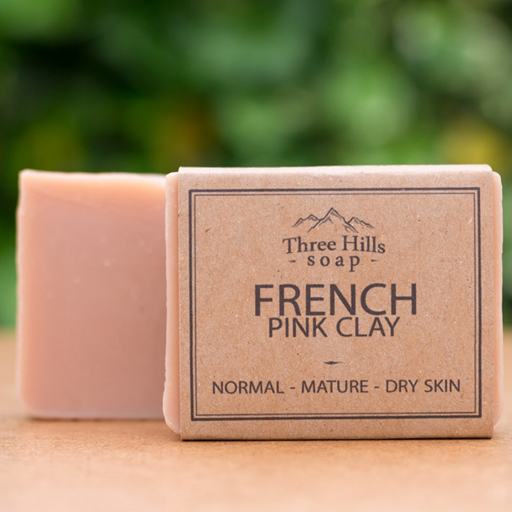 Three Hills Soap French Pink Clay Soap