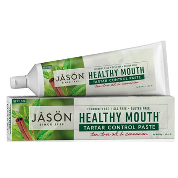 Jason Healthy Mouth Tartar Control Toothpaste Fluoride-Free Paste