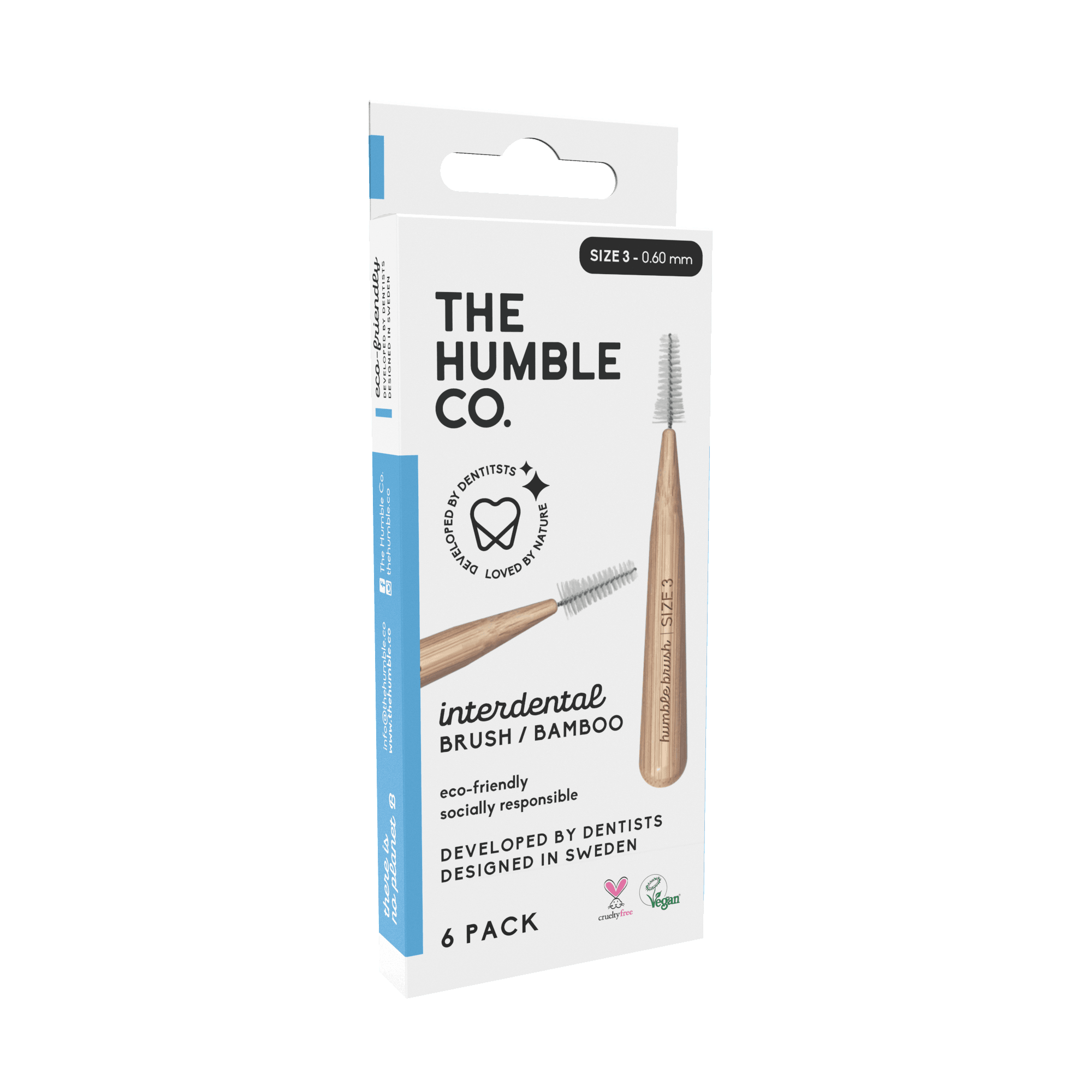 The Humble Co Interdental Brush Bamboo - Size 3