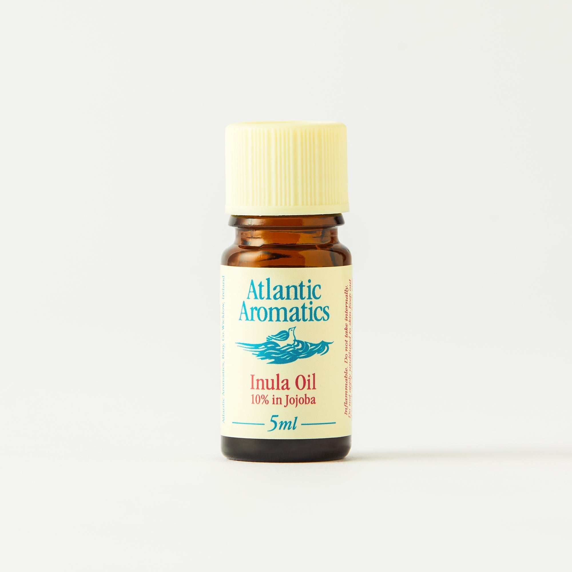 bottle of Atlantic Aromatics Organic Inula Oil 10% in Jojoba