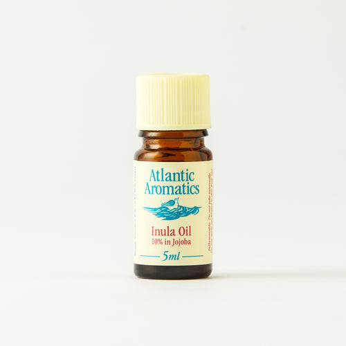 bottle of Atlantic Aromatics Organic Inula Oil 10% in Jojoba